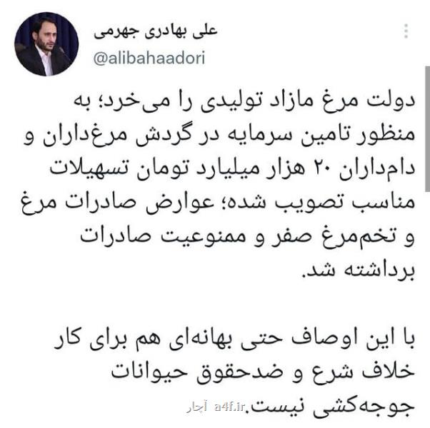 ممنوعیت صادرات تخم مرغ برداشته شد، جوجه کشی نکنید