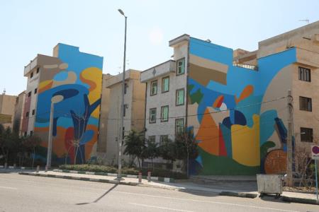 اجرای اولین دیوارنگاری قهوه خانه ای بر جداره خیابان مولوی